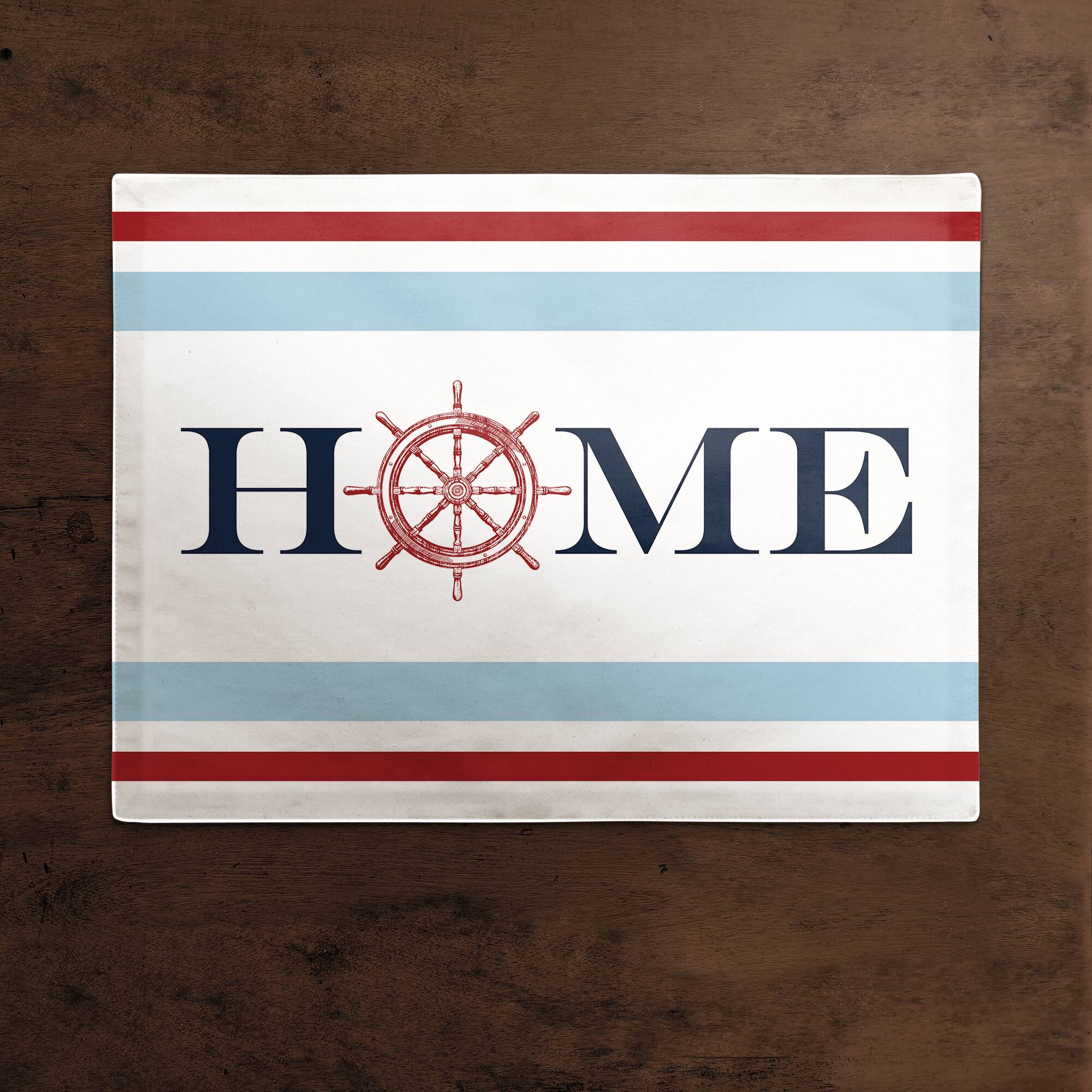 18" Home Captain Wheel Poly Twill Placemat